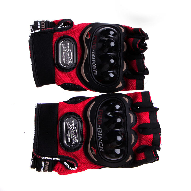 Motocross Racing Pro-Biker Cycling Motorcycle Protective Half Finger Gloves