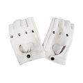 New Women Punk Leather Driving Biker Fingerless Mittens Dance Motorcycle Gloves