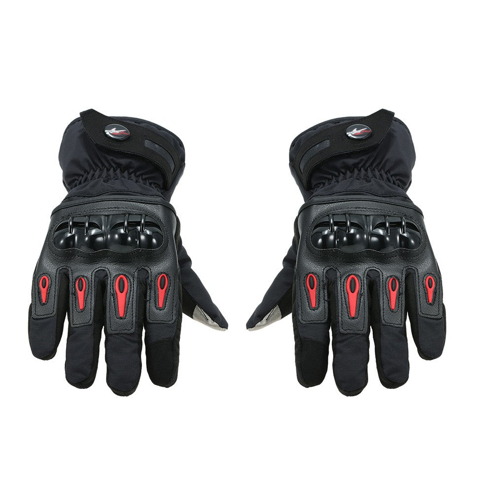 Pro-biker Winter Motorcycle Gloves Moto Warm Waterproof Protective Motorcycle Riders Anti Fall Off Gloves XXL