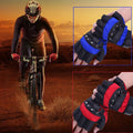 MUQGEW Men Soft Sheep Leather Driving Motorcycle Biker Fingerless Warm High Quality Gloves Outdoor  Knuckle Half Finger Gloves